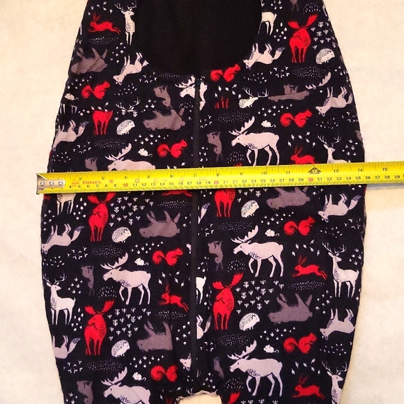 Warm reversible fleece zip up bunting bag/suit - Picture 3 of 5